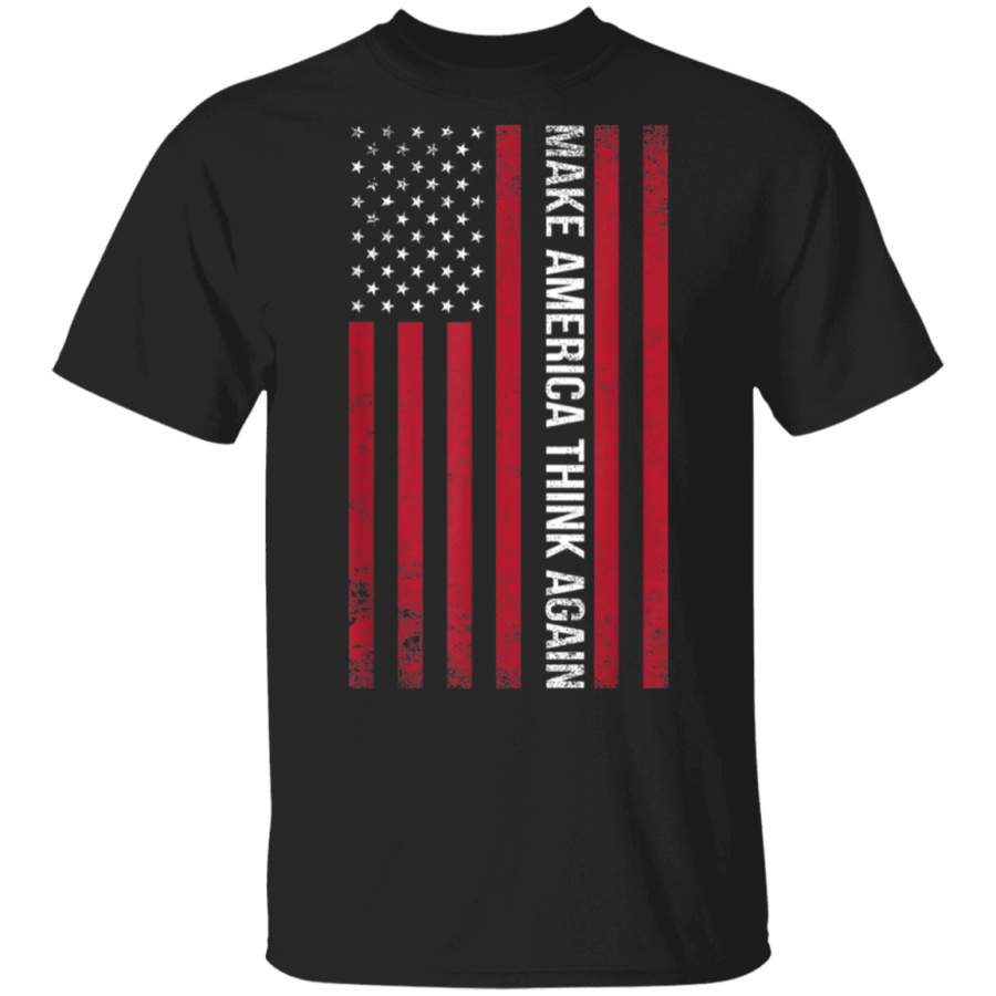 Make America Think Again TShirt US Flag Love Is Love Nasty