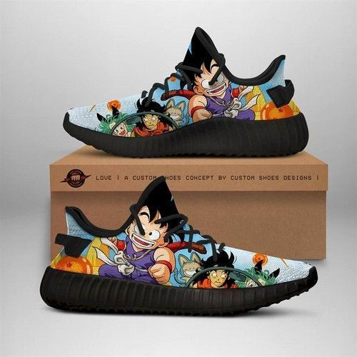 Best Dragon Ball Yeezy Sneakers Shoes Art 1839