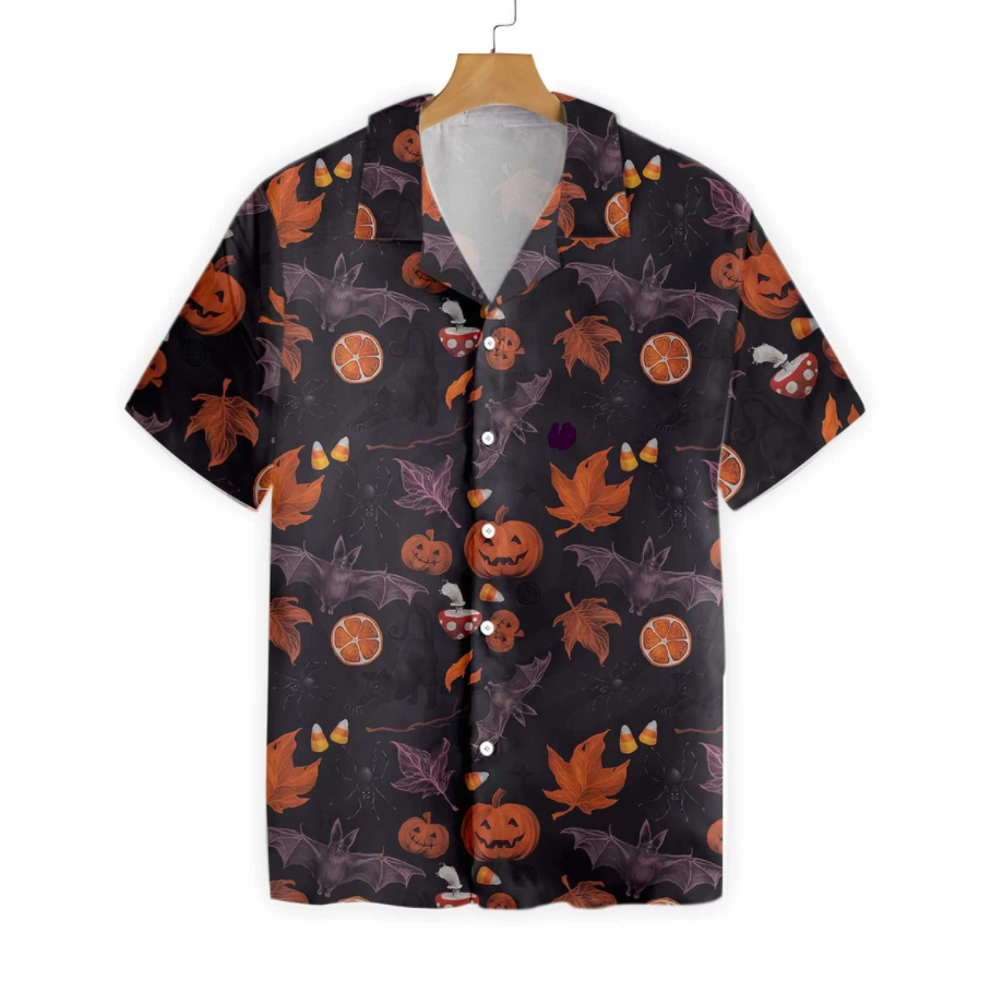 Halloween Spooky Art All Over Printed Hawaiian Shirt Ha28000