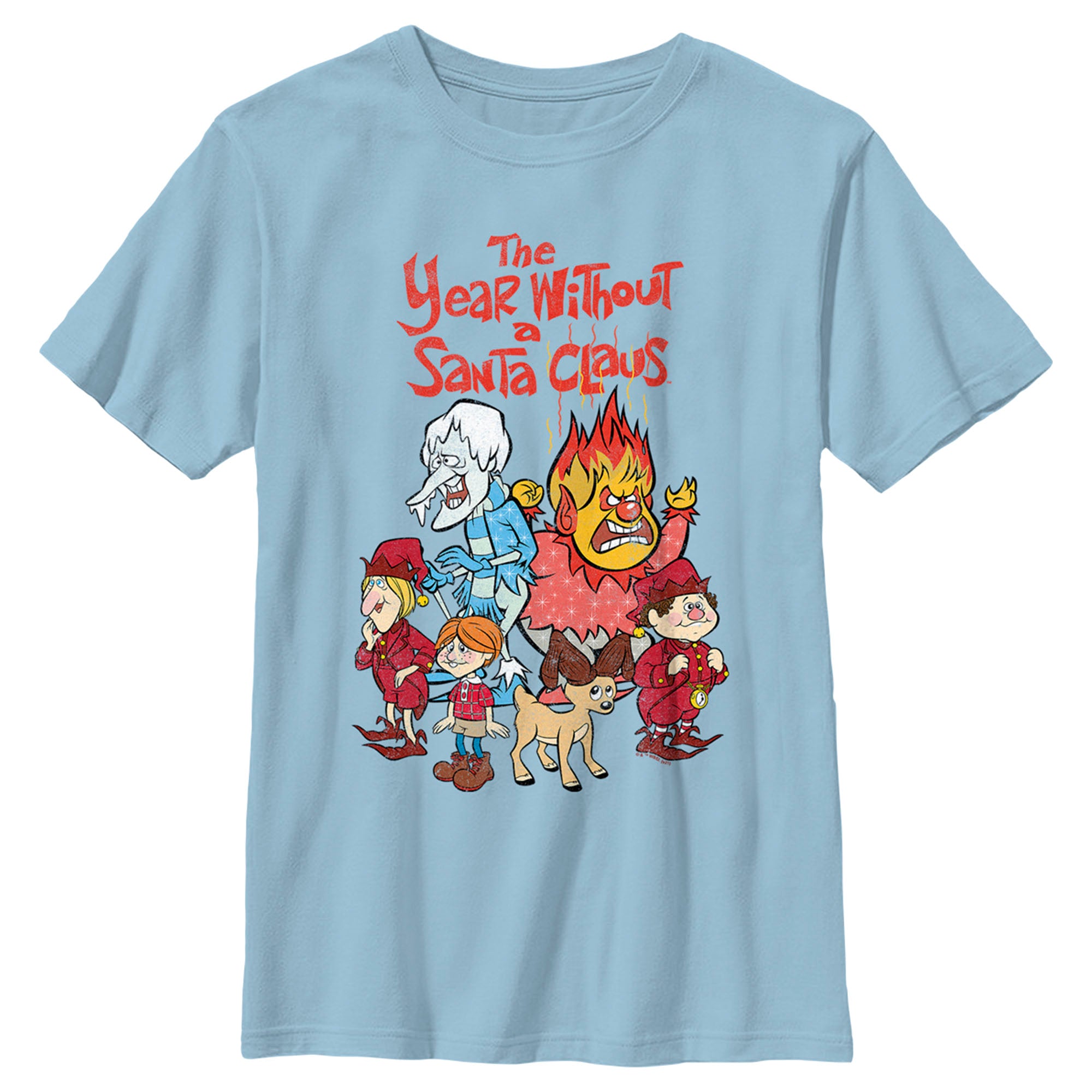 The Year Without A Santa Claus Boy’S Group Shot  T-Shirt