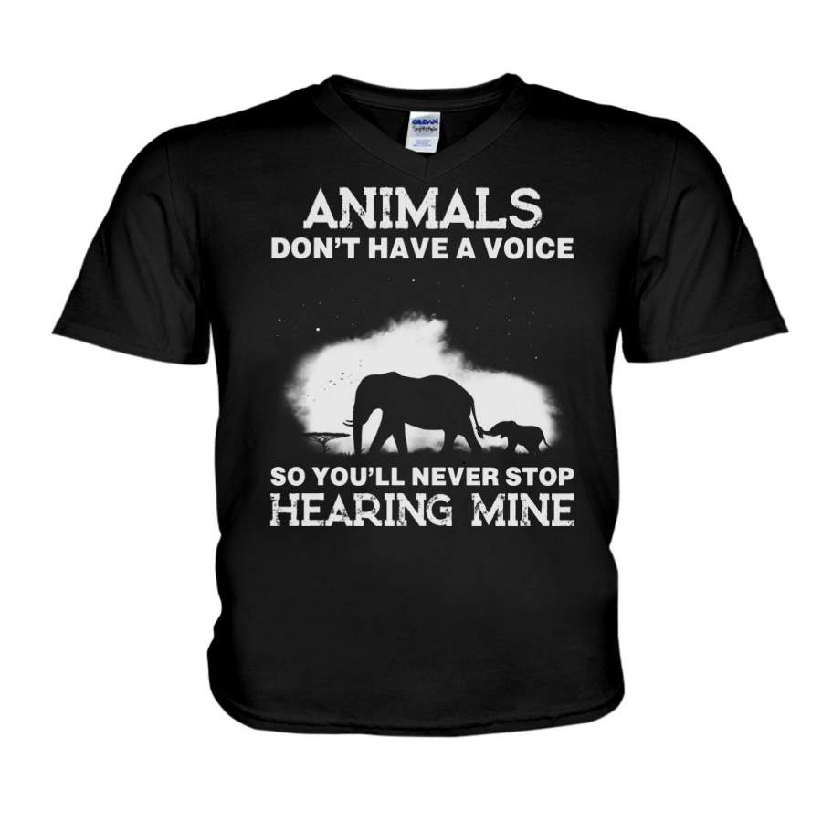 You’ll Never Stop Hearing Mine For Elephant Lovers Guys V-Neck