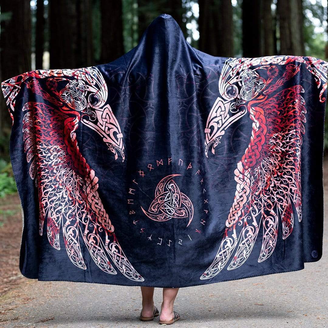 Muninn Bloody Hooded Blanket-Limited