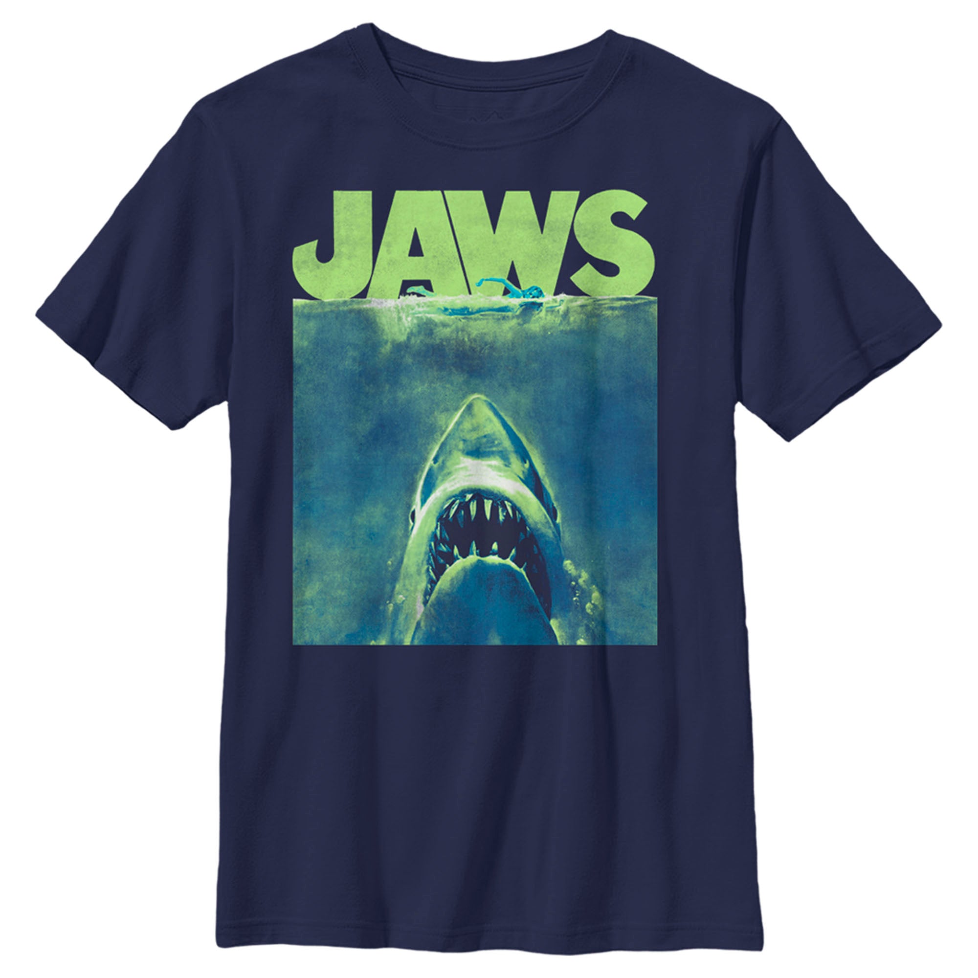 Boy’S Jaws Neon Poster T-Shirt