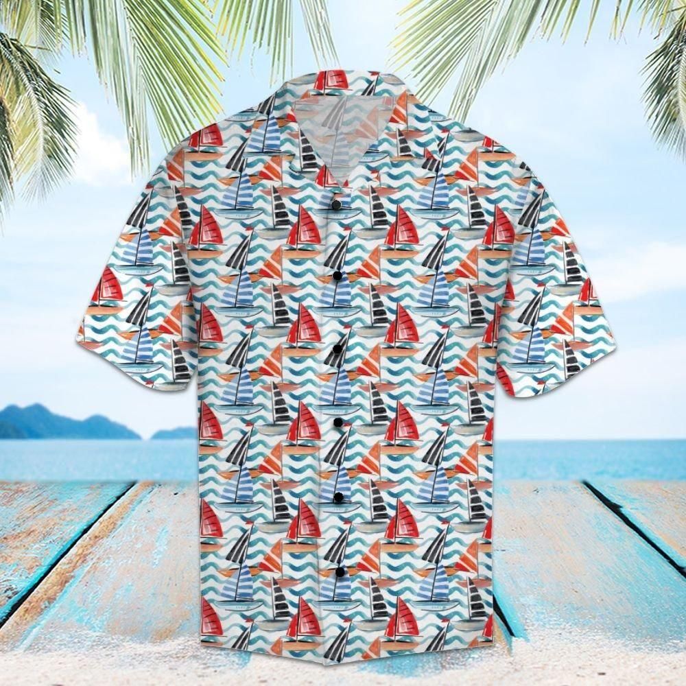 Sailing Aloha Hawaii Shirt Colorful Short Sleeve Summer Beach Casual For Men And Women Ha86518