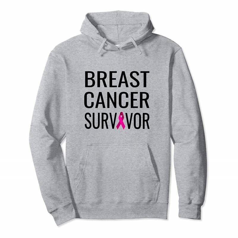 Breast Cancer Survivor Breast Cancer Awareness Pullover Hoodie Wardrobe Collective