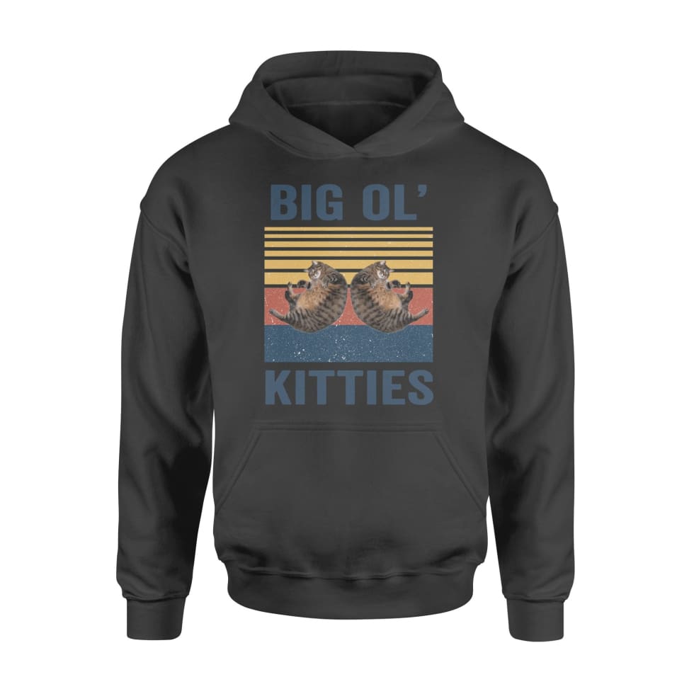 Big Ol’ Kitties Vintage Retro – Standard Hoodie