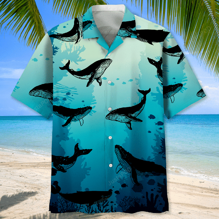 Whale Beach Hawaiian Shirt