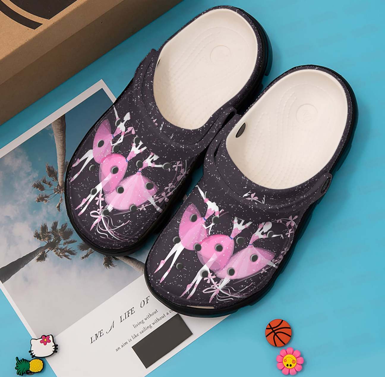 Ballet Personalized Clog, Custom Name, Text, Color, Number Fashion Style For Women, Men, Kid, Print 3D Magic