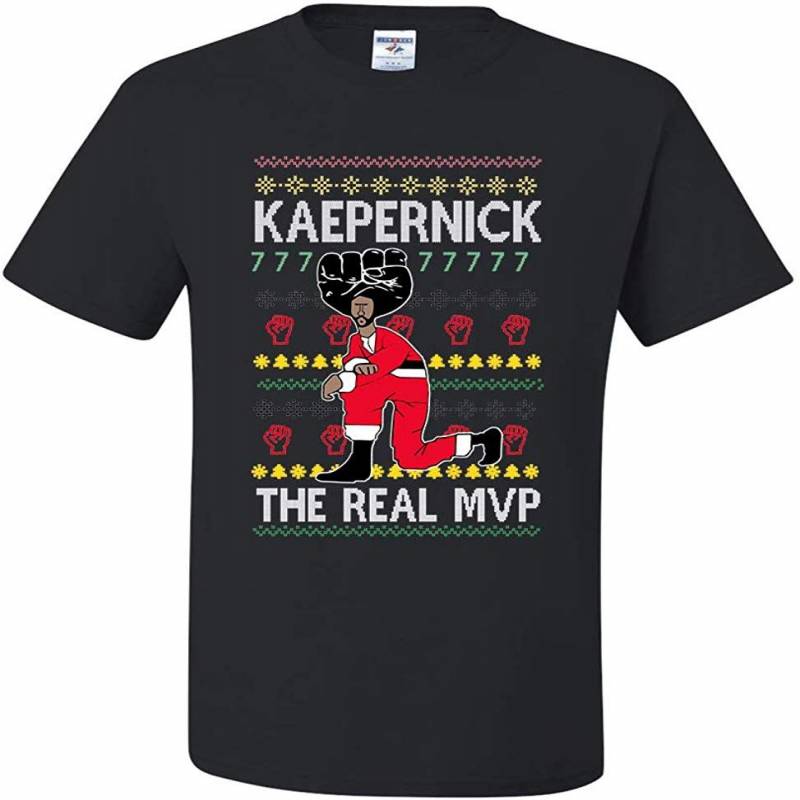 Ugly Christmas Kaepernick The Real Mvp T-shirt Men’s Tee Shirt