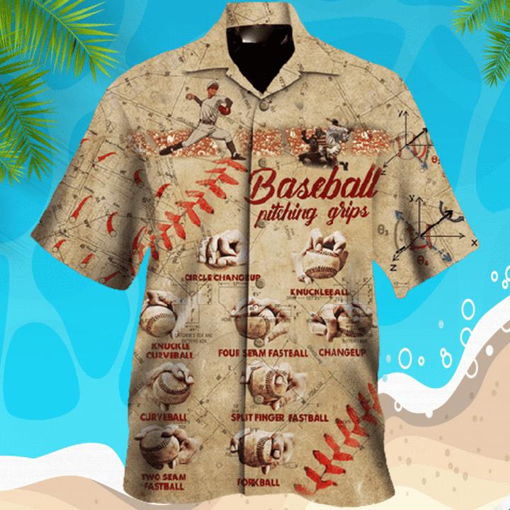 Baseball Pitching Grips Hawaii Shirt For Men Women Adult Ha36823