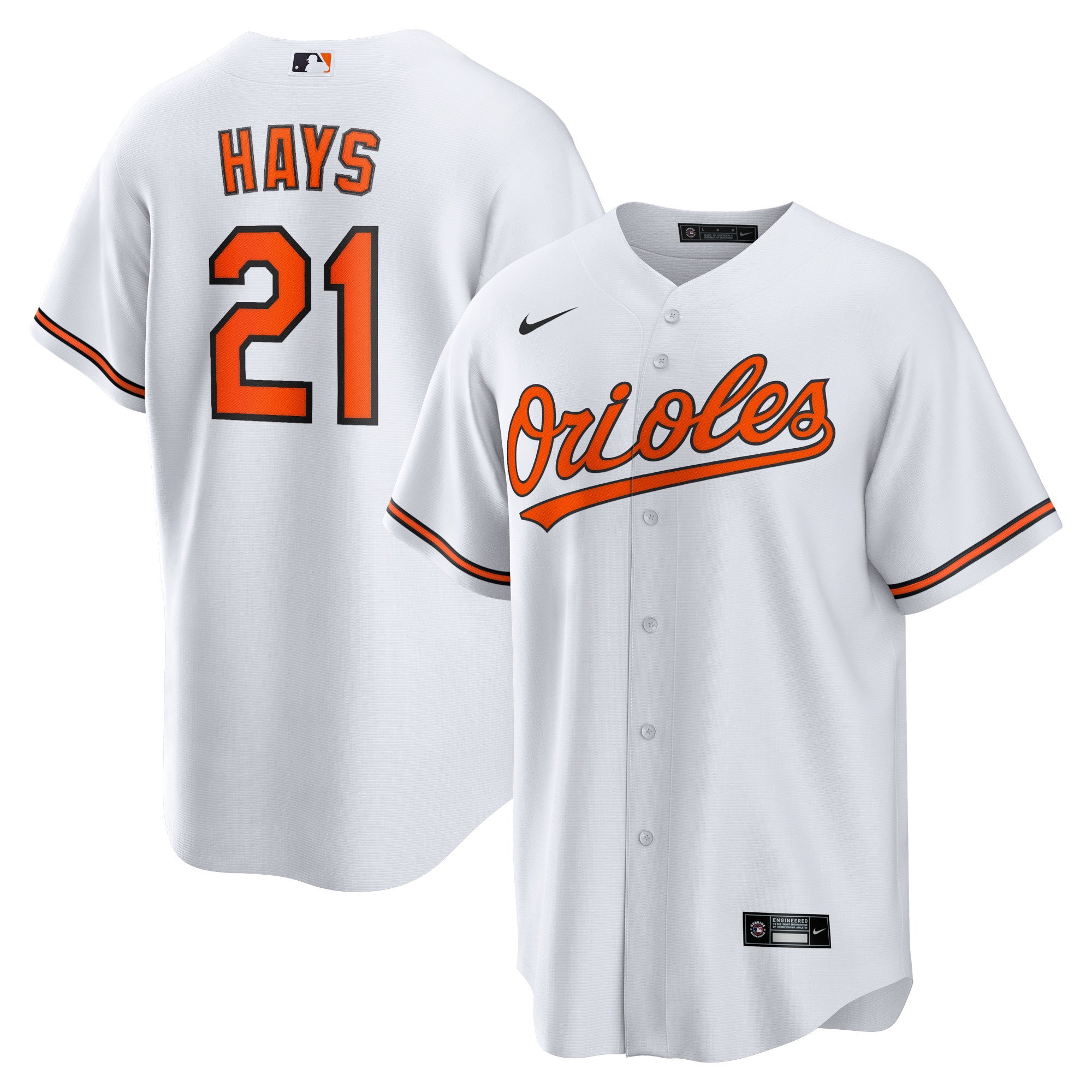 Men’s Baltimore Orioles Austin Hays White Player Jersey