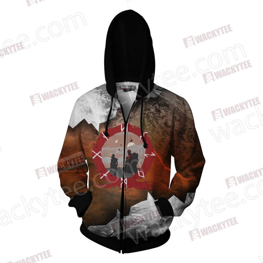 God Of War - Kratos New Style Zip Up Hoodie Jacket - DaisyFaith