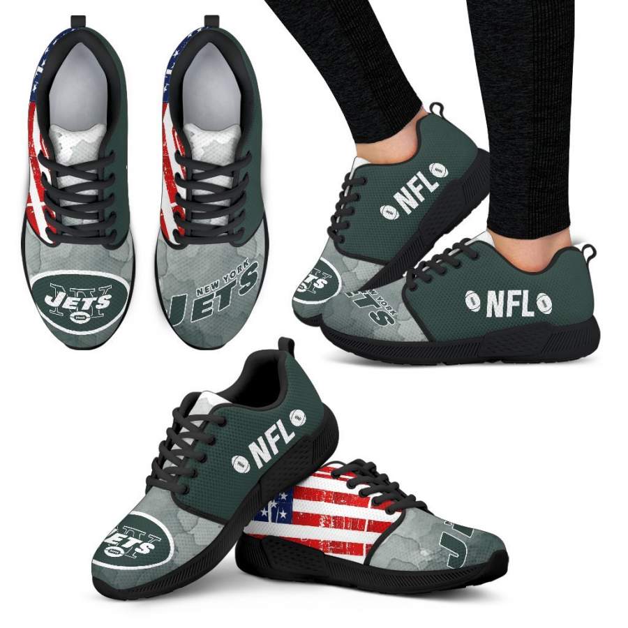 Simple Fashion New York Jets Shoes Athletic Sneakers