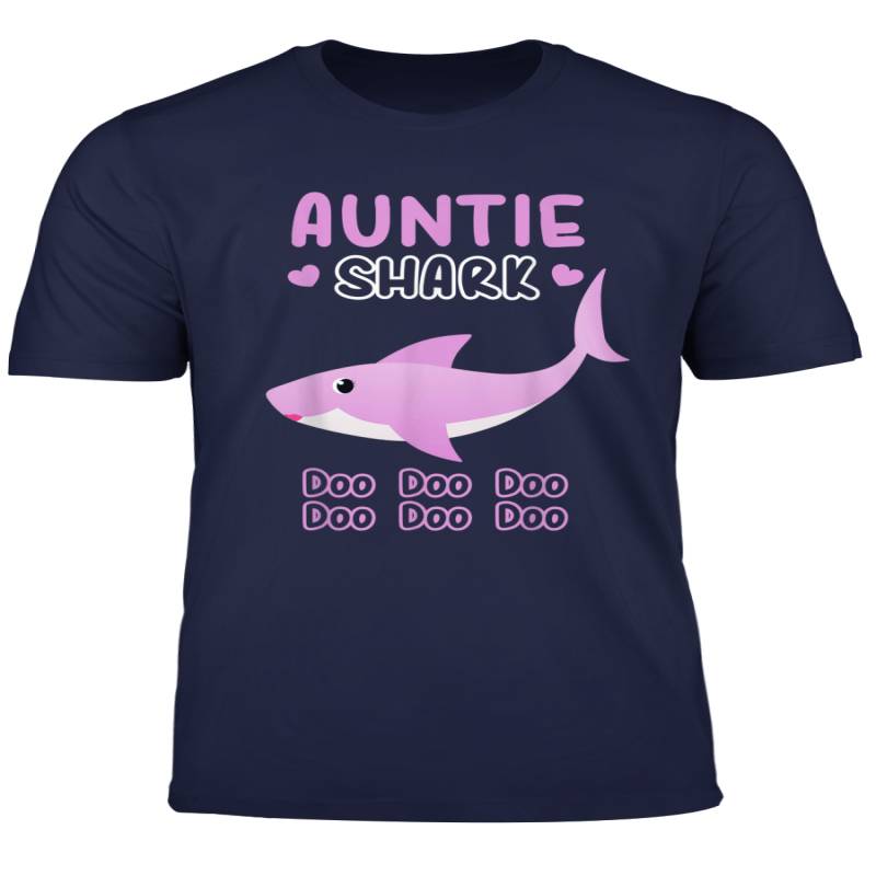 Auntie Shark Shirt Doo Doo Doo Matching Family Pajamas