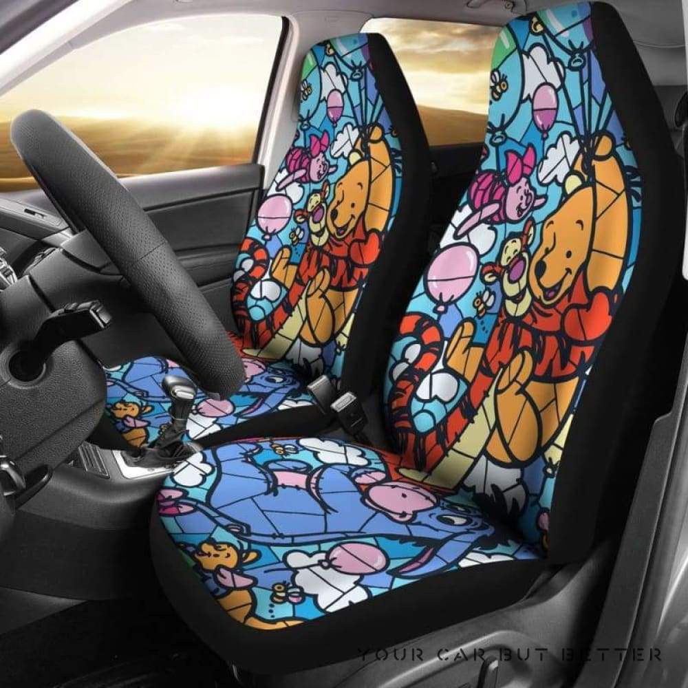 Pooh Piglet Eeyore Tigger Car Seat Covers 151621