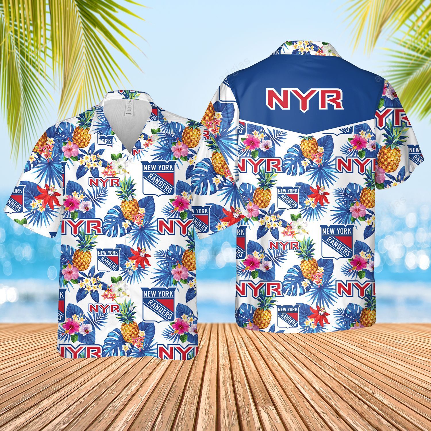 Hockey Ranger Summer Hawaii Shirt Ha106891