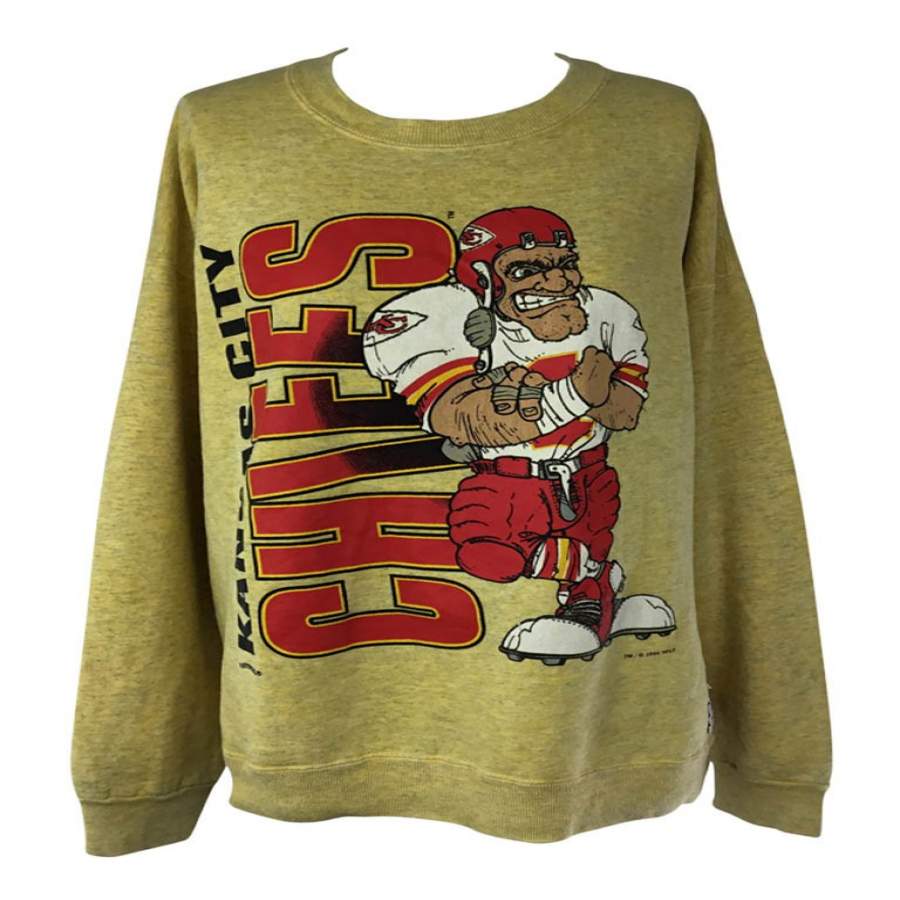 Vintage Kansas City Chiefs Graphic Sweatshirt S0376