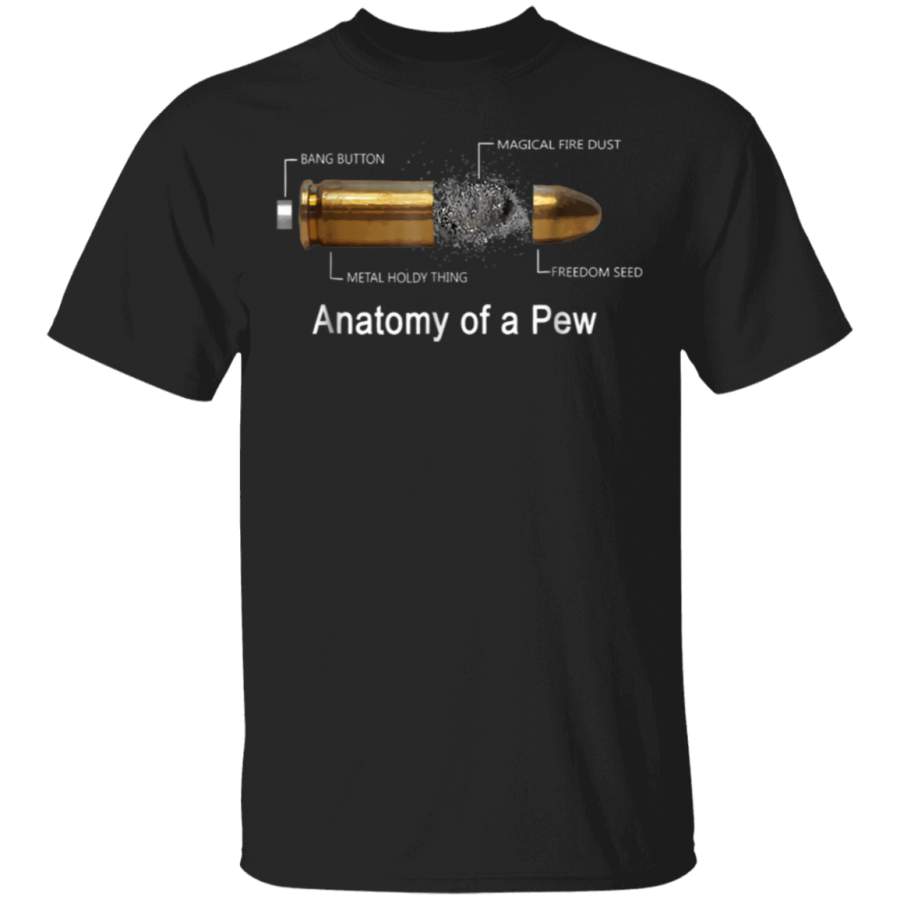 Anatomy Of A Pew Labeled T Shirt