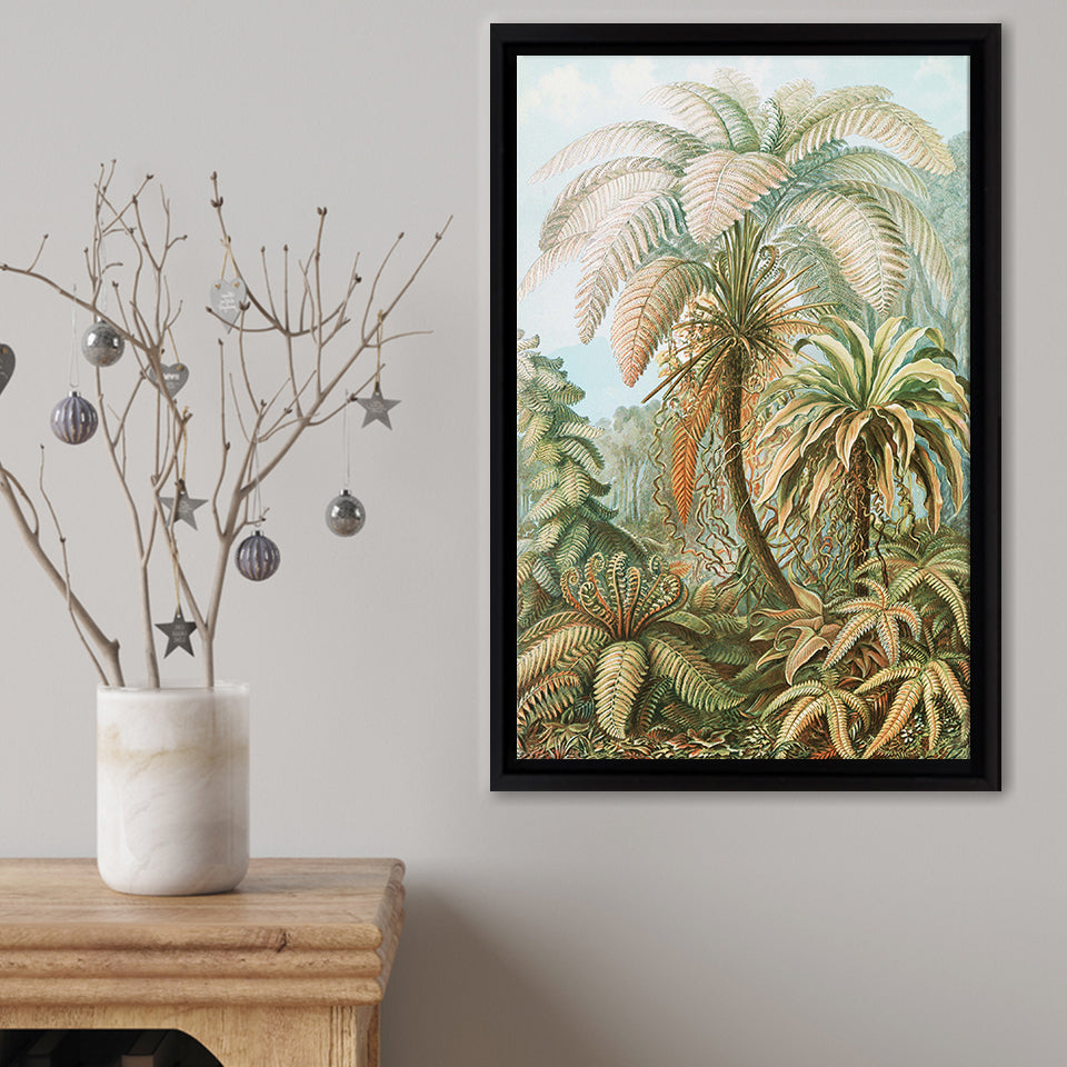 Filicinae Framed Canvas Print – Canvas Painting, Canvas Art, Wall Art, Wall Decor