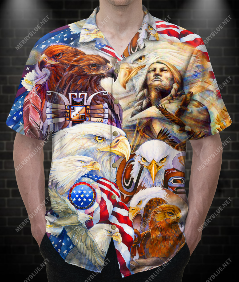 There Are No Limits Change The World Eagle Unisex Hawaiian Shirt