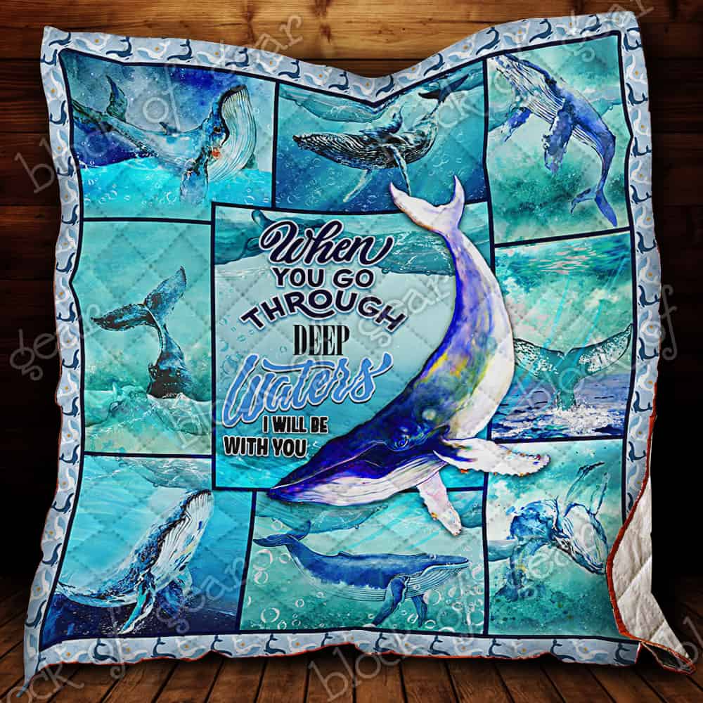 I Love Whale Quilt Ttl176