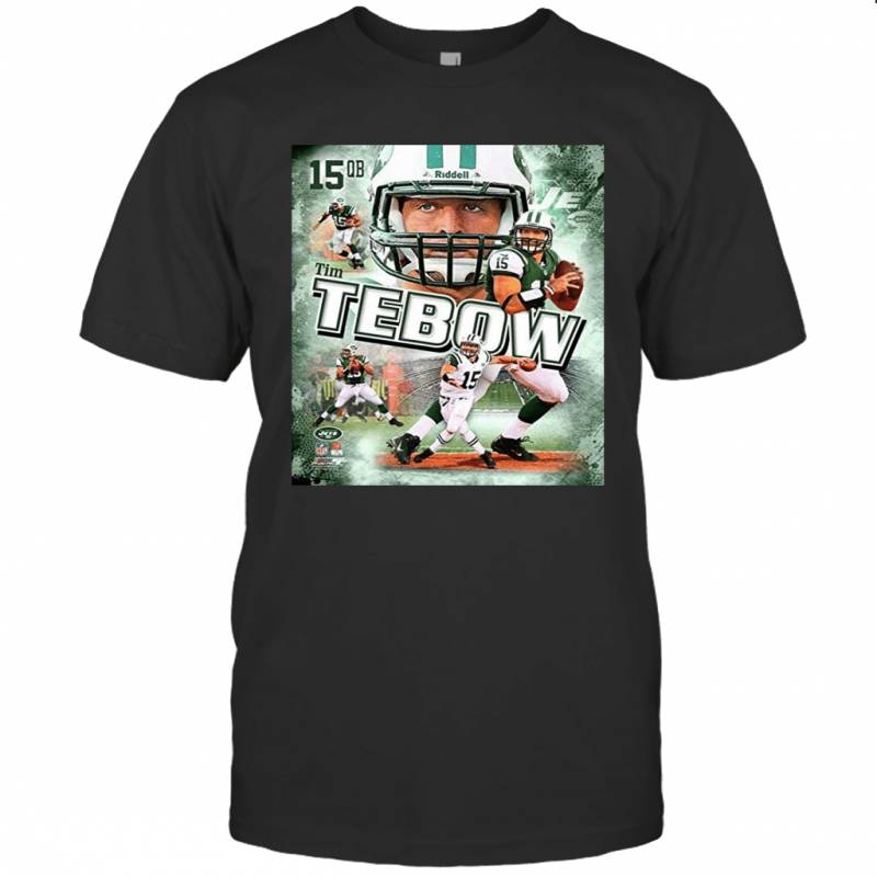 Tim Tebow New York Jets Composite T-Shirt