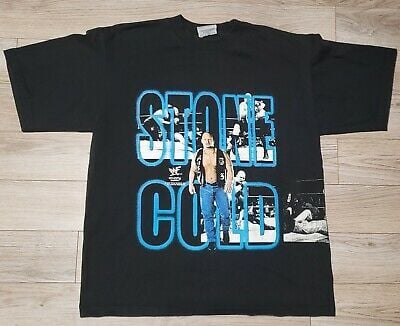 Wwf Wwe Stone Cold Steve Austin Aop Vintage Wrestling T Shirt 6748