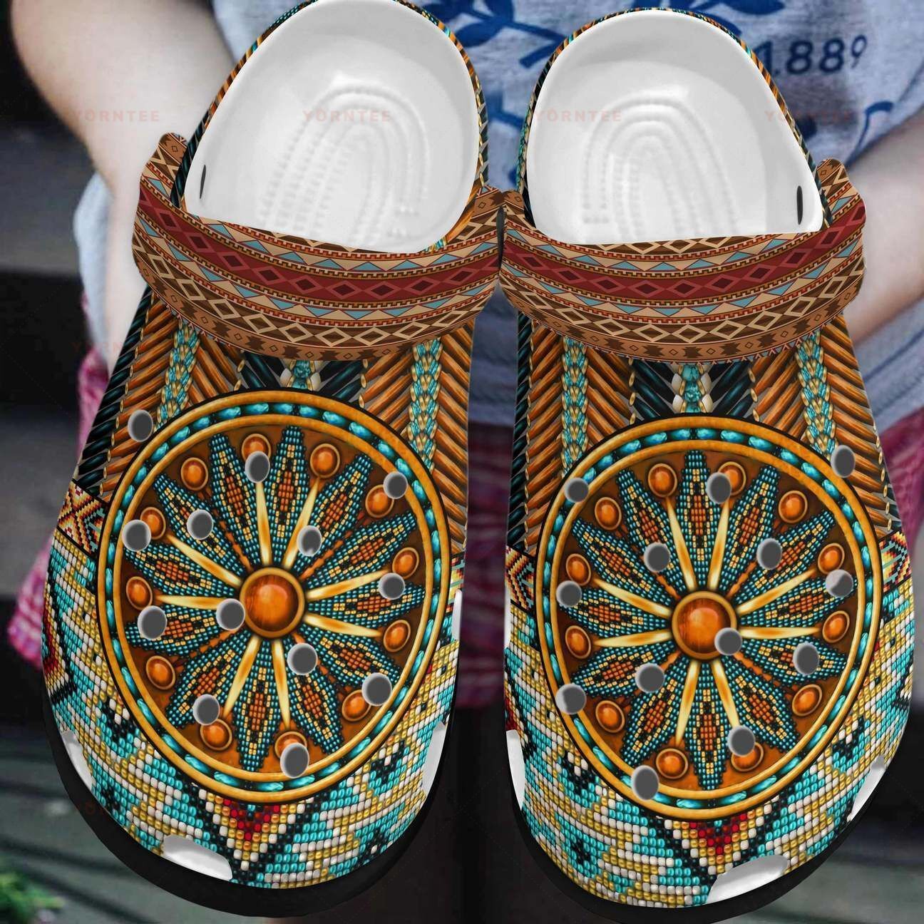 Clogs Native American Gift For Lover Rubber Clogs Clogband Clogs, Comfy Footwear