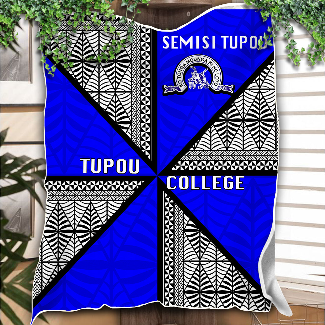 ( Semisi Tupou) Tonga Tupou College Premium Blanket – Tongan Patterns – Lt20