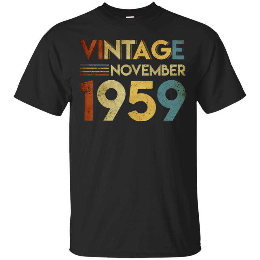 AGR 1959 November Vintage 59th Birthday T-Shirt