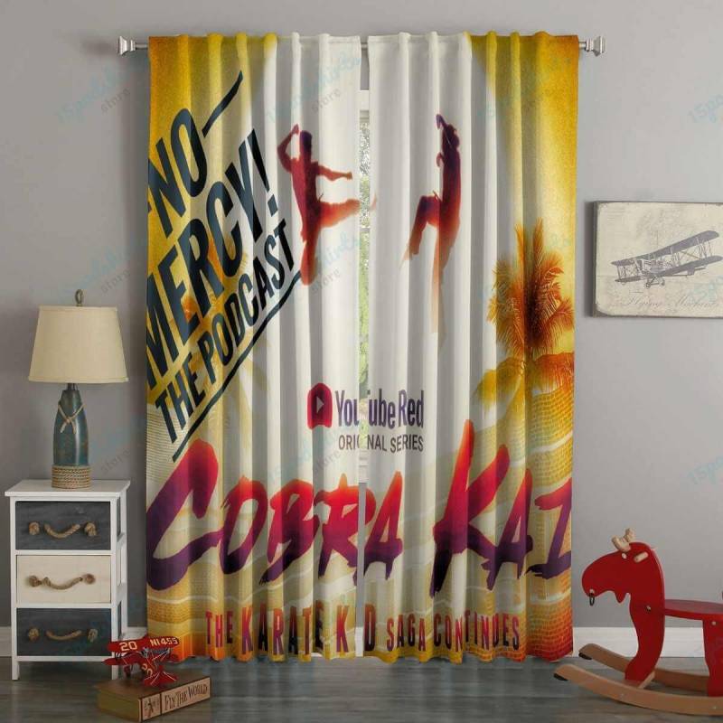 3D Printed Cobra Kai Style Custom Living Room Curtains