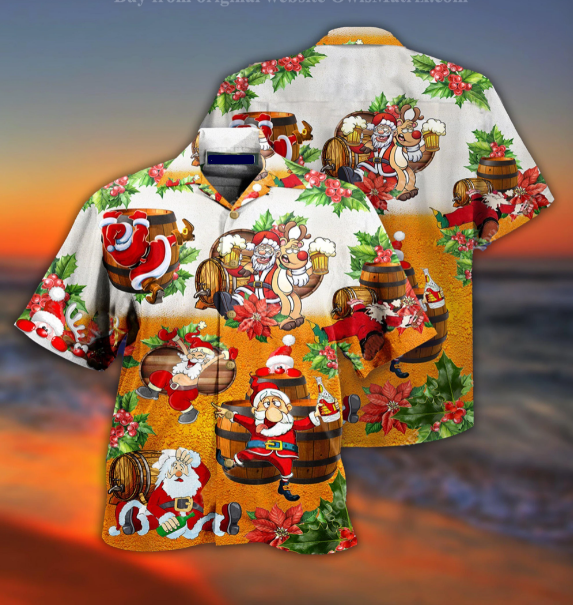 Christmas Gifts Dear Santa Heres Your Beer Hawaiian Shirt Summer Beach Clothing Clothes For Men Women Ht