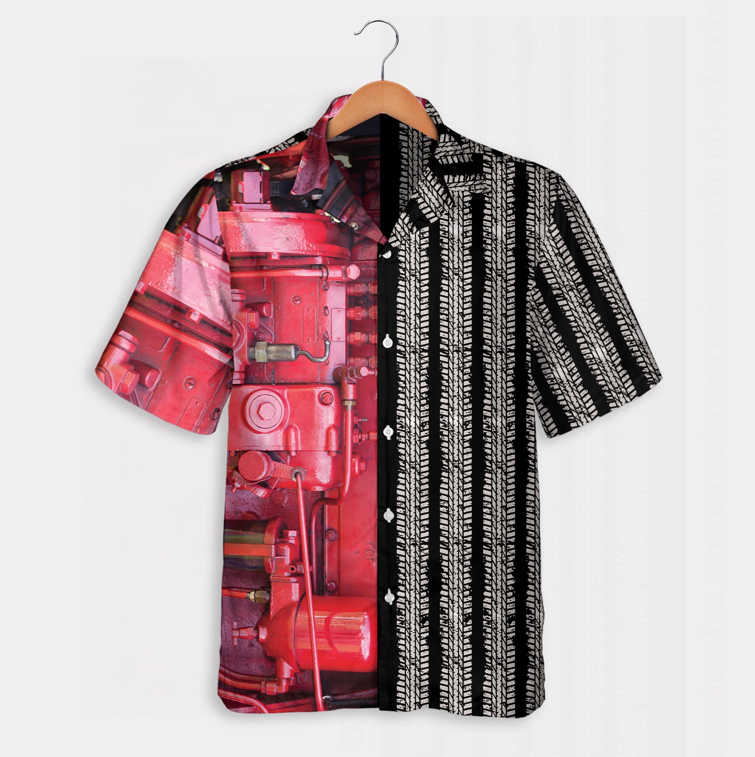 Tractor Engine Hawaii Shirt And Shorts Ha16436