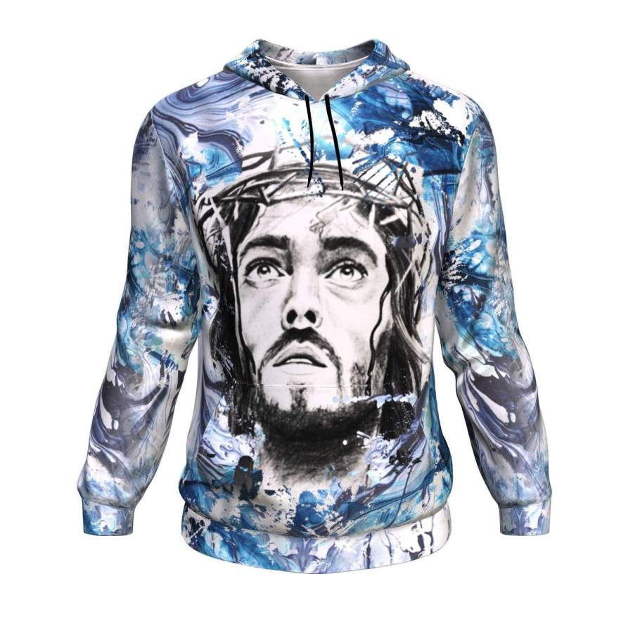 Jesus King Of Kings All Over Print Hoodie