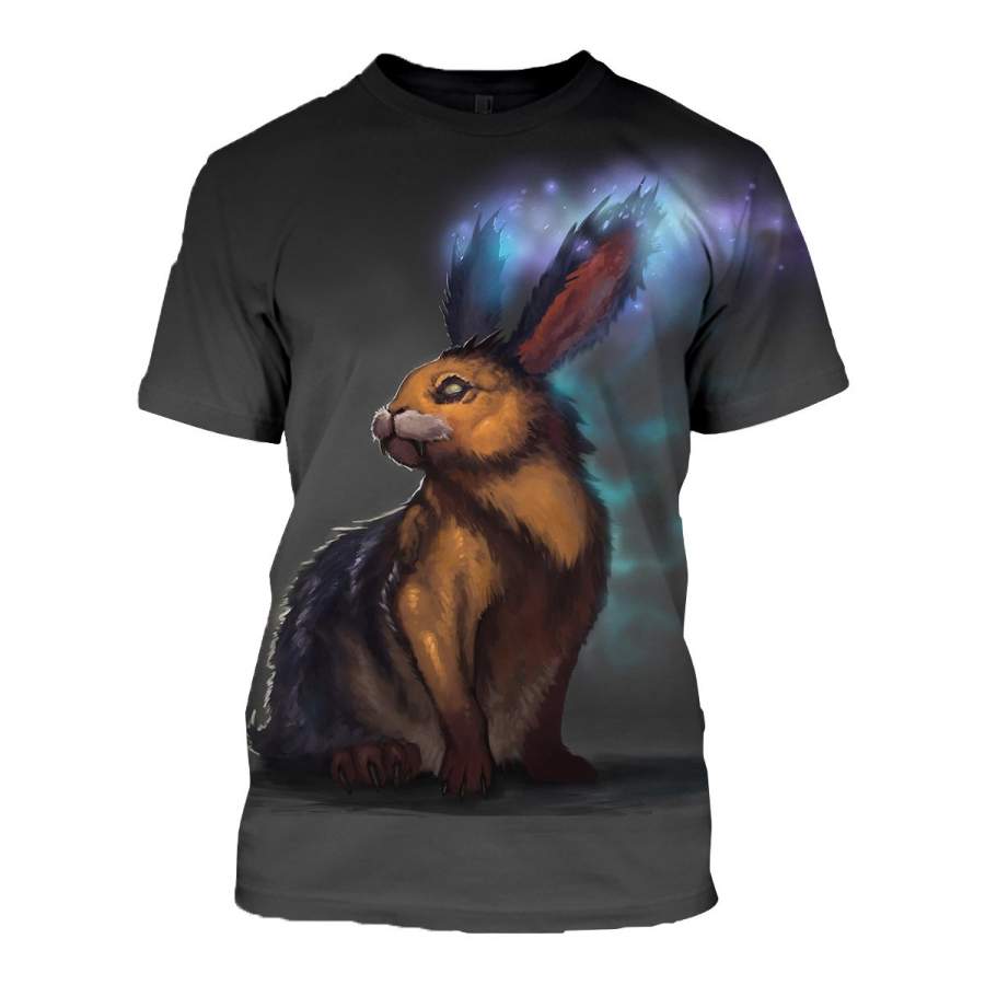 3D All Over Printed Rabbit T Shirt Hoodie 1312014