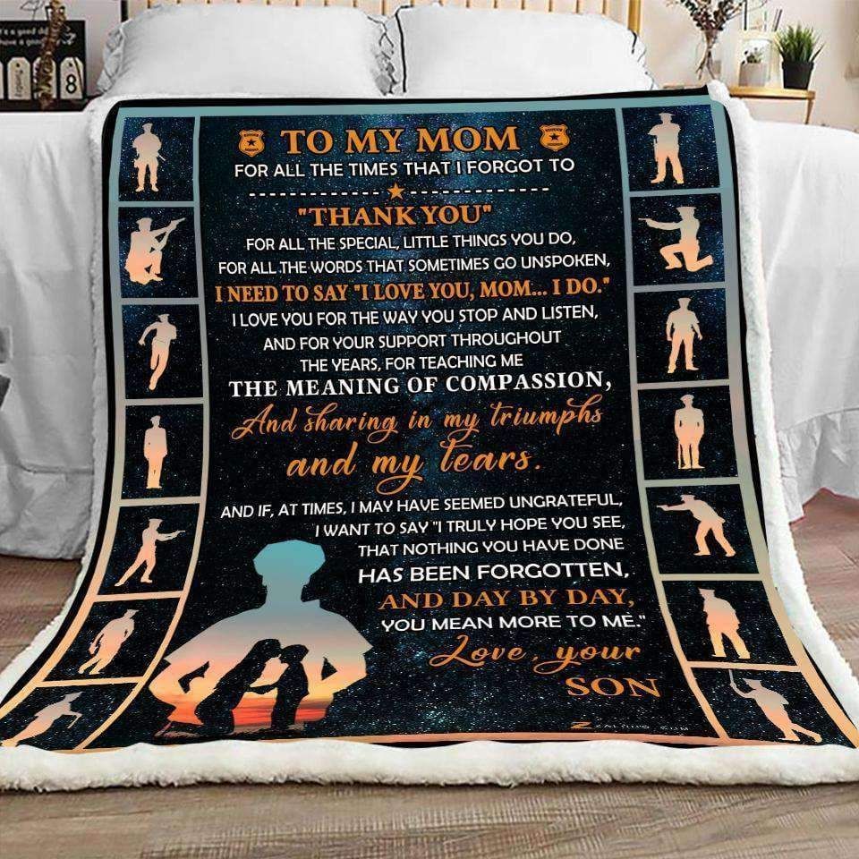 Blanket - Police -  To My Mom - Thank You