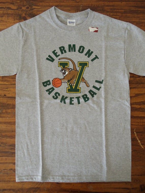 University Of Vermont Uvm Basketball Shirt Uvm Basketball Vermont Basketball Uni Shirt