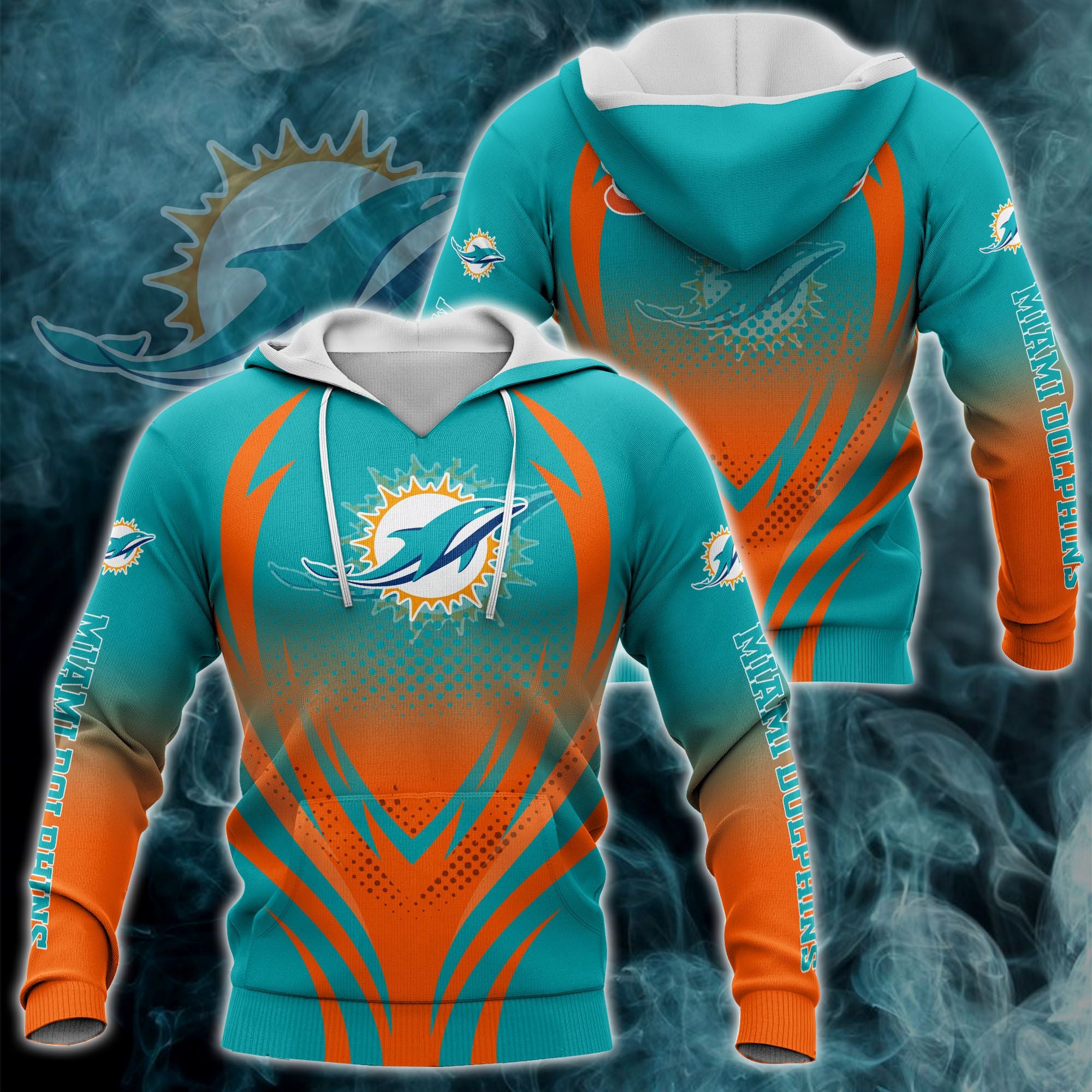 Miami Dolphins Hoodies Cheap 3D Print H04Fs