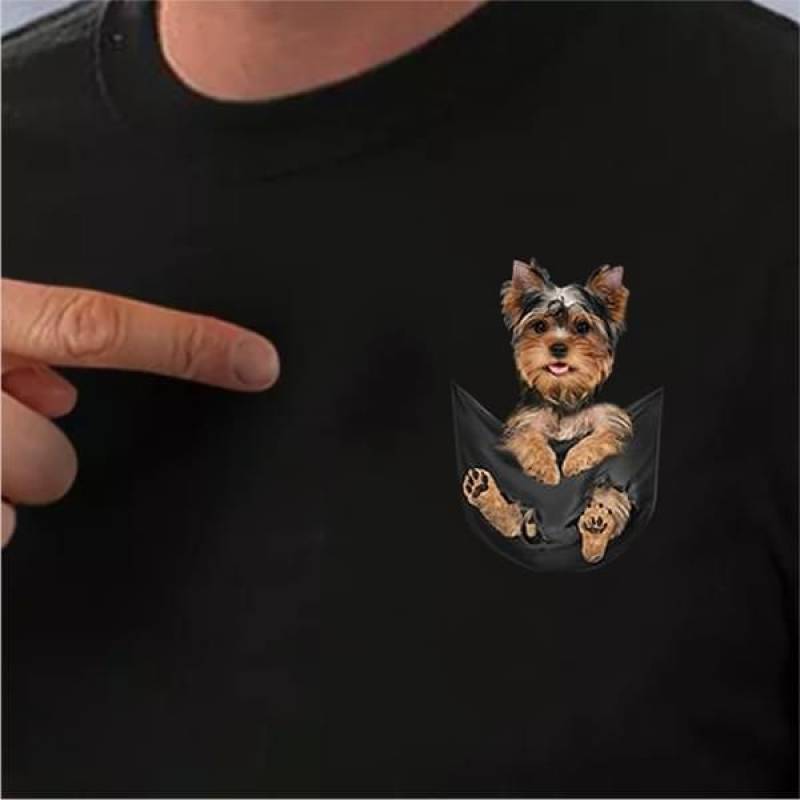 Yorkshire Terrier Is A Small Dog Breed Of Terrier Type Nickname Is Yorkie Best Gift For Your Friends Who Love Animal Black Men And Women T Shirt S-5Xl