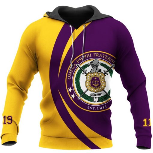 Omega Psi Phi Est 1911 Fraternity Pitbull Dog All Over Print