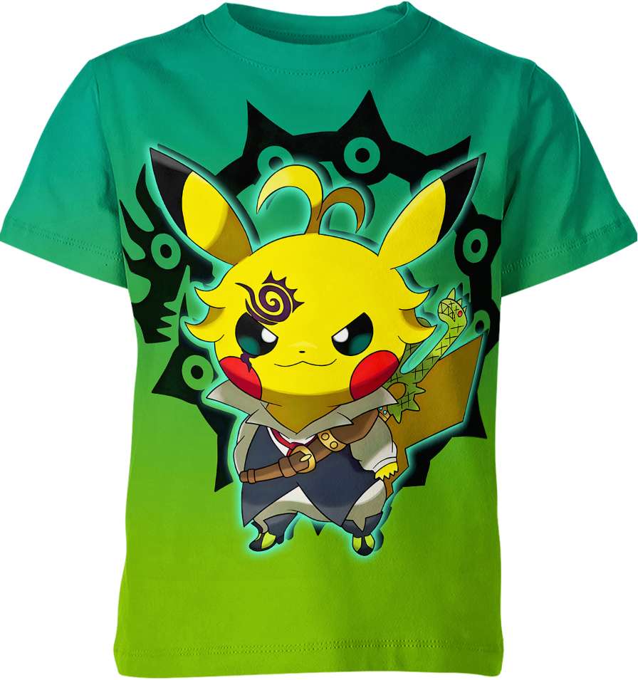 Meliodas Seven Deadly Sins X Pikachu From Pokemon Shirt