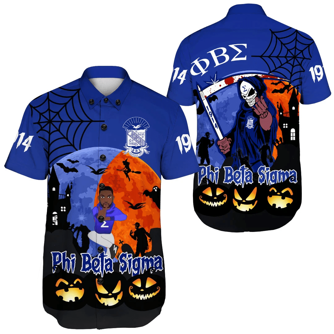 Fraternity Shirt – Phi Beta Sigma Halloween Short Sleeve Shirt