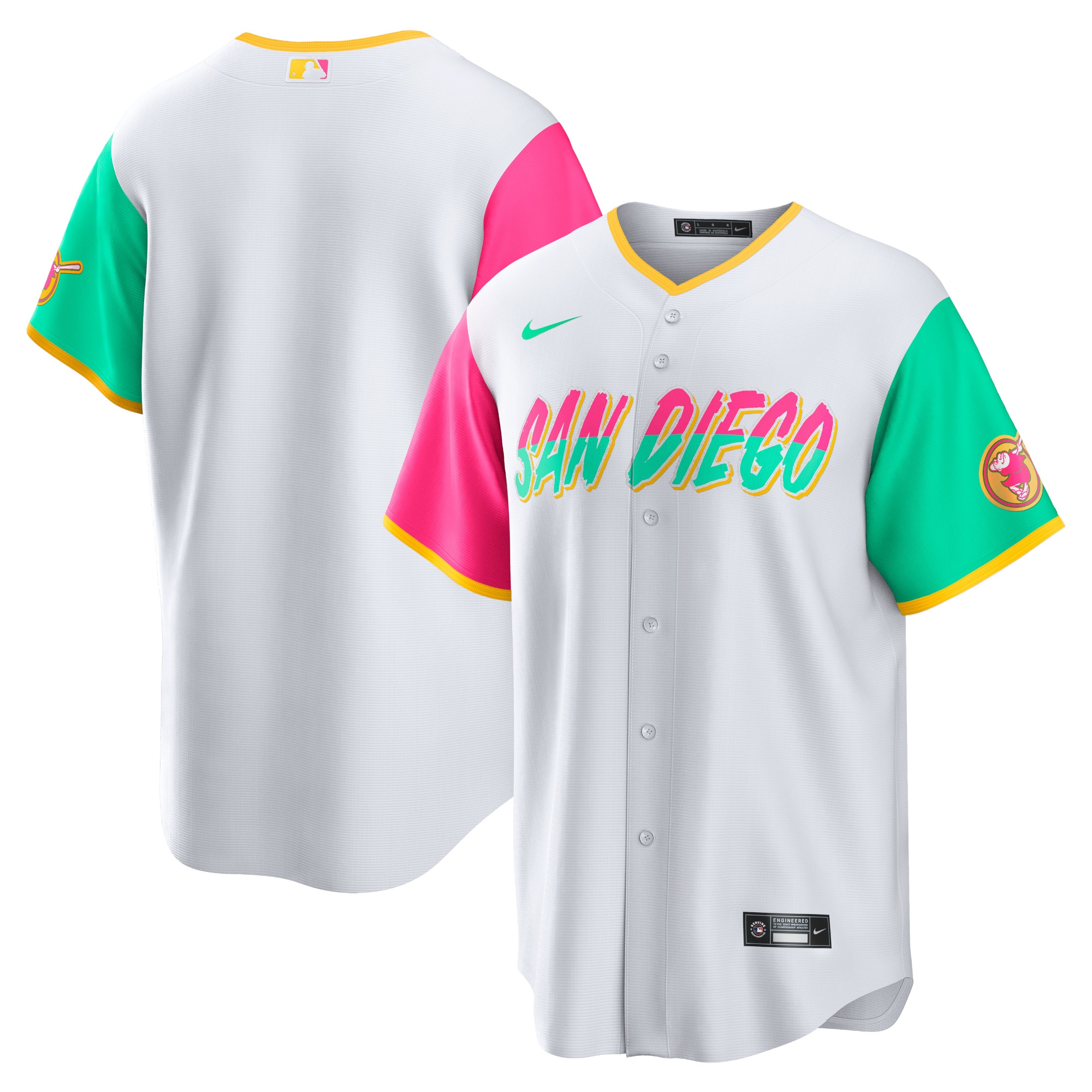 San Diego Padres City Connect Replica Team Jersey – White