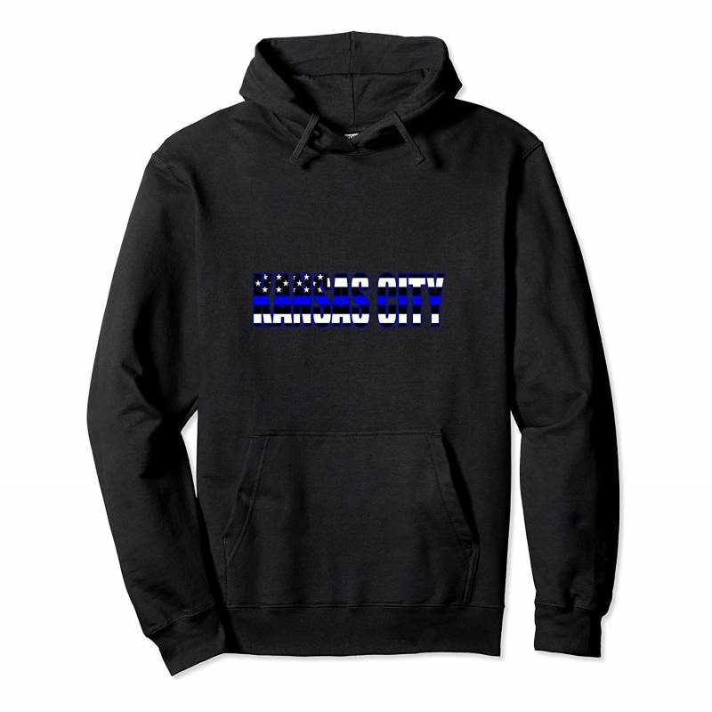 Protect and Serve in Kansas City Police Flag PD Pullover Hoodie, T Shirt, Sweatshirt