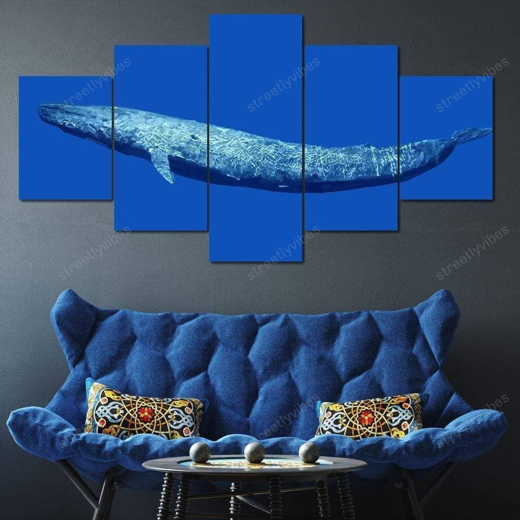 Blue Whale – Andy Brackpool 5-Panel Canvas