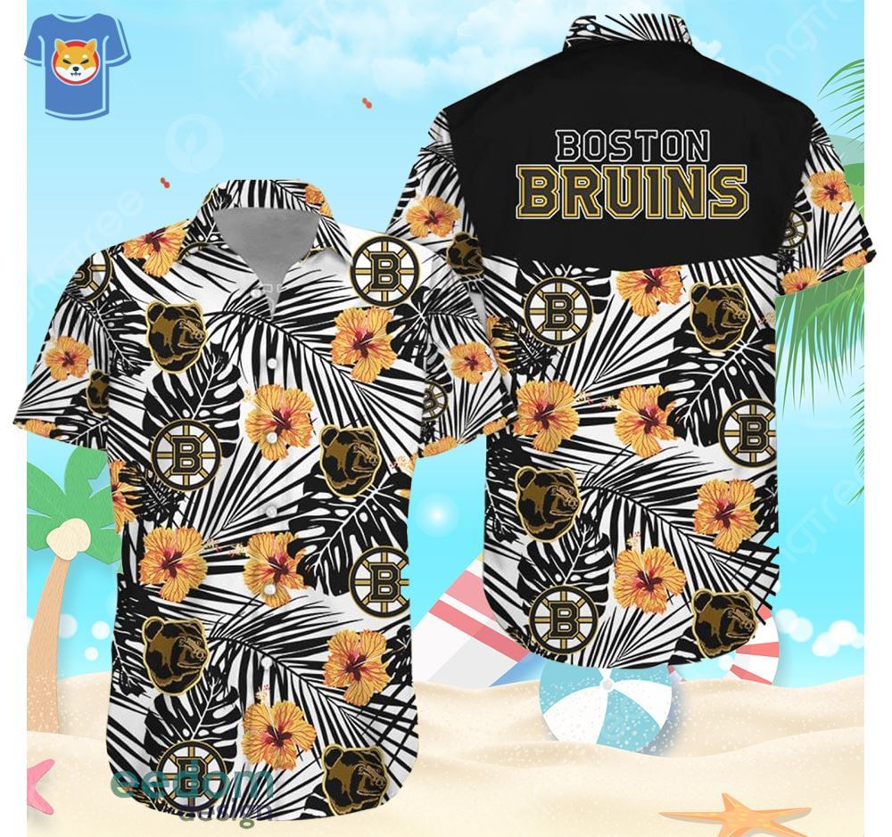 Hockey Boston Bruins Beach Shirt Men And Women Gift Hawaiian Shirt