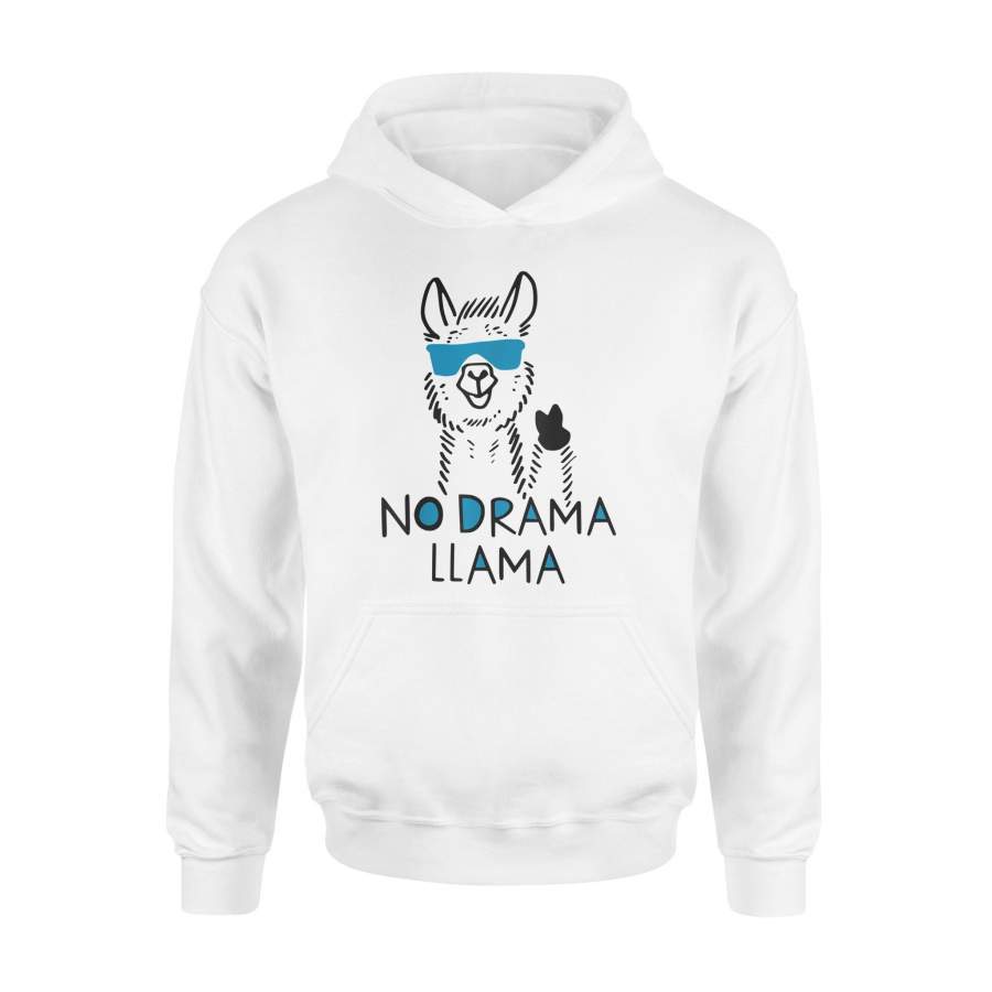 “No Drama Llama” Funny Animal Lover T-shirt – Standard Hoodie – Anvyprint