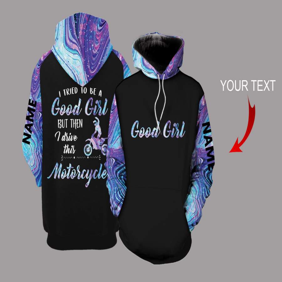 Good Girl Driving Motor Personalized US Unisex Size Hoodie