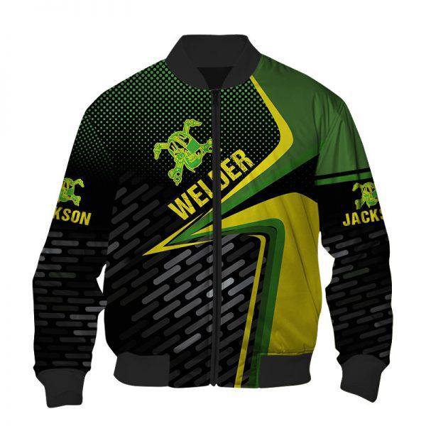 Welder Skull Color Sport Style Green And Yellow Color Personalized 3D All Over Printed