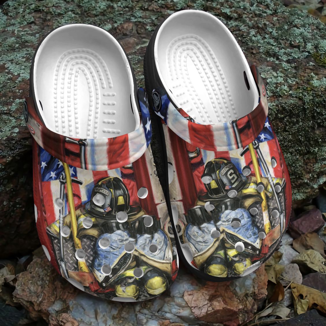 Firefighter Personalized Clog, Custom Name, Text, Color, Number Fashion Style For Women, Men, Kid, Print 3D Fireman’S Prayers